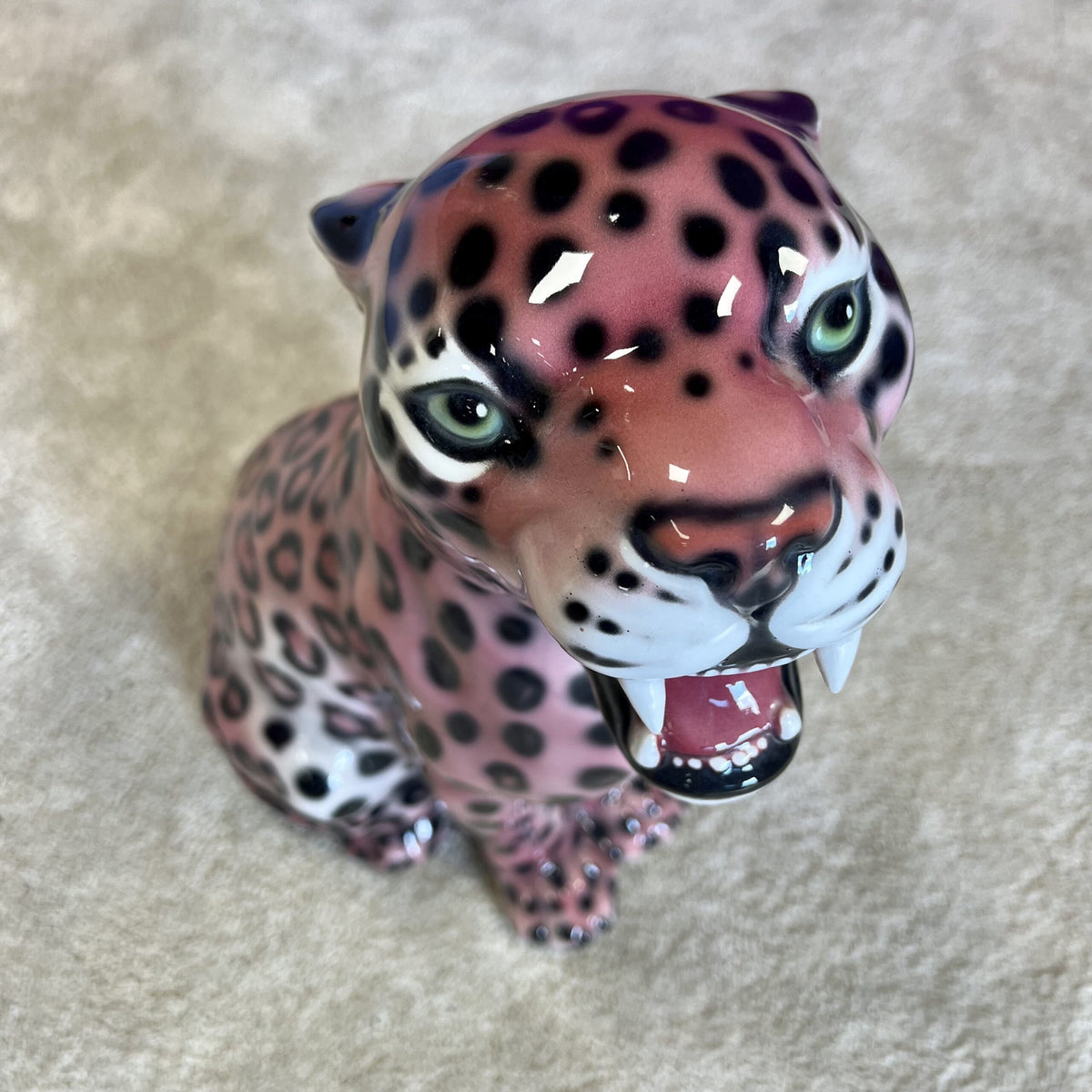 Porselen "Rosa Leopard" 62 cm