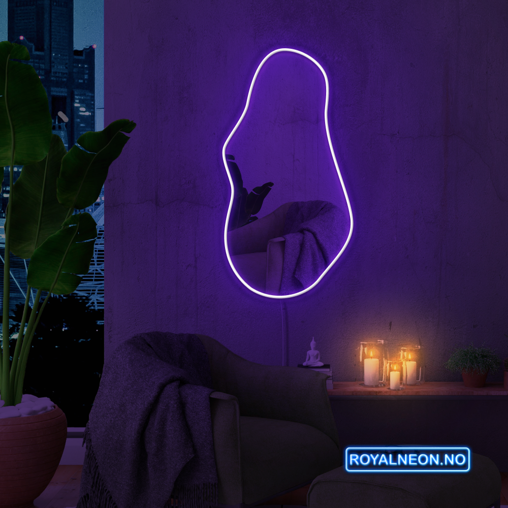 Speil "Trendy" Led neonskilt. Bestilling!