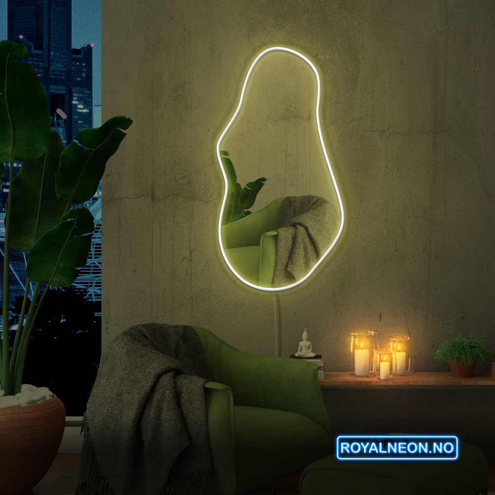 Speil "Trendy" Led neonskilt. Bestilling!